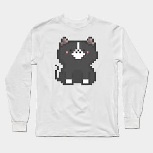 Pixel Quiet Cat 5 Long Sleeve T-Shirt
